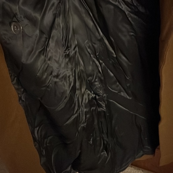 Womens Adolfo Classics 100% Wool Brown Trench Coat Size 10 Hardly worn Like New. - Picture 7 of 11